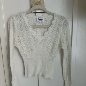 Rouje White Sweater